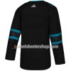 San Jose Sharks Blank Adidas 2018-2019 Alternate Trikot Authentic - Herren